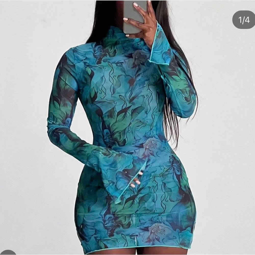 Mesh Mini Dress - NEVER WORN